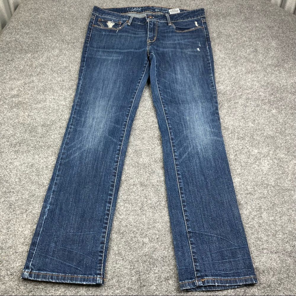 Levis Slight Curve Straight Leg Women Size 30 Blue Jeans Denim Pants 30x30